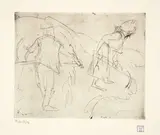 Albert Müller, Bauern beim Mähen