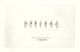 Markus Raetz, Zum Kopfschütteln, 1971, Etching