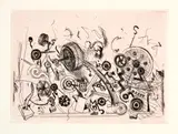 Jean Tinguely, Ohne Titel, 1985, Etching