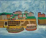 Louis Vivin, Biarritz, Around 1925, Oil on canvas