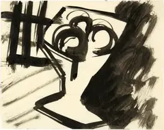 Andreas Walser, Stillleben, Around 1929, Ink