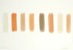 Herman de Vries, from earth: schwarzfuchs, 1991, 3 Drawings with grated soil