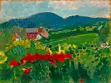 Cuno Amiet, Sommerlandschaft auf der Oschwand