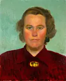 Cuno Amiet, Portrait Kläri Hesse-Friedli