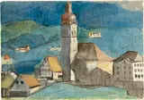 Cuno Amiet, Ansicht von Speicher AR