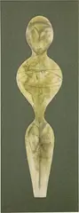 Hans Arp, Poupée, 1963, Découpage/collage in watercolour and pencil, mounted on coloured paper