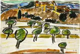 Hans Berger, Landschaft bei St-Chamas, Provence