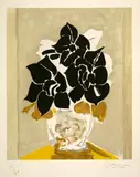 Georges Braque, Les amaryllis, 1958, Colour etching