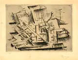 Georges Braque, JOB, August or autumn 1911 in Céret, Drypoint