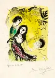 L'élégie des alizés by Marc Chagall, 1969, Colour lithograph, sold Sep 2021