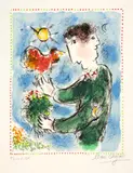 L'aurore by Marc Chagall, November 1983, Colour lithograph, sold Sep 2021