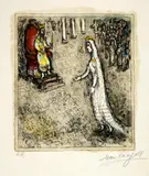 Esther by Marc Chagall, 1979, Colour lithograph, sold Sep 2021