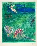 Le verger by Marc Chagall, 1973, Colour lithograph, sold Sep 2021