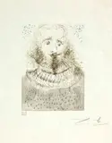 Shakespeare I (Much Ado About Shakespeare) by Salvador Dalí, 1968, 15 colour etchings in portfolio, sold Sep 2021