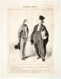 Honoré Daumier, Les gens de justice, 1848, 38 lithographs