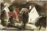 Julio González, Maisons aux toits rouges et bruns