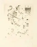 Wassily Kandinsky, Radierung für "24 essais de Jakovski", 1934, Kaltnadel
