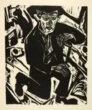 Ernst Ludwig Kirchner, Sitzender junger Bauer