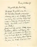 3 handschriftliche Briefe in Zusammenhang mit der Ausstellung in der Galerie Buchholz in New York (Leiter Curt Valentin), die vom 29. September bis 27. Oktober 1937 stattfand by Ernst Ludwig Kirchner, 22 March, 6 April and 20 May 1937, 1. Handwritten letter in ink to Karl Buchholz in Berlin, the owner of the Buchholz Gallery, who sent his assistant Curt , sold Sep 2021