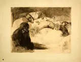 Käthe Kollwitz, Arbeitslosigkeit, Before the end of November 1909, Line etching, drypoint, aquatint, emery and vernis mou