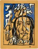 Fernand Léger, Étude pour «La Basilique Universelle du Pardon et de la Paix", 1948, Gouache and ink