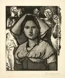 L'italienne by Pablo Picasso, 21 January 1953, Lithograph, sold Sep 2021