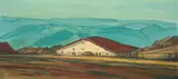 Albert Schnyder, Le Clos du Doubs, 1968, Oil on canvas