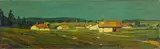 Albert Schnyder, Paysage en été, 1971, Oil on canvas