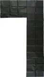 James Lee Byars, The 5 Continent Documenta 7, 1979, Black tissue paper with gold lettering, folded