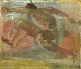Hans Erni, Hürdenläufer - Hurdle Runner, 1953, Oil on canvas
