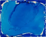 Sam Francis, Untitled (Blue), 1954, Gouache and watercolour