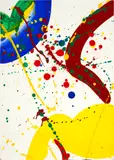 Sam Francis, Ohne Titel, 1963, Gouache