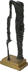 Bryan Hunt, Serpentine, 1981, Bronze, black and gold patinated