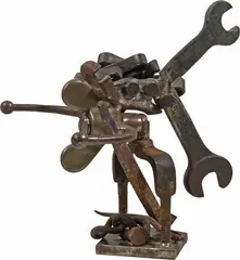 Bernhard Luginbühl, Toro, 1984, Iron, welded and screwed