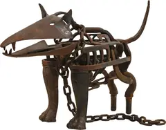 Bernhard Luginbühl, Bullterrier, 1982, Iron, welded