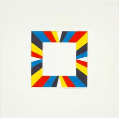 Verena Loewensberg, Skizze, 1965-1976, Colour and pencil