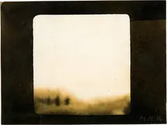 Im Bereich des Möglichen by Markus Raetz, 1976, India ink, washed, sold Sep 2021