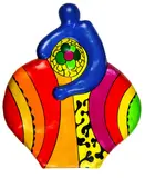 Collaboration (Remembering) by Niki de Saint Phalle, 1997, Glass fibre and polyester, painted, sold Sep 2021