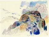 Cuno Amiet, Riffelberg bei Zermatt (Studie)
