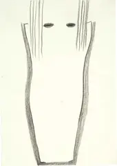 Silvia Bächli, Ohne Titel, 1992, Pencil