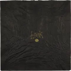 James Lee Byars, Luck, 1975, Collage with a US Liberty coin on black tissue paper