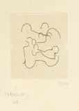 Eduardo Chillida, Homenaje a Cioran, 1982, Drypoint