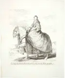 Francisco De Goya, D. Isabel de Borbon, Reyna de España, Muger de Felipe Quarto, 1778, Etching