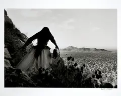 Graciela Iturbide, Mujer ángel, Sonora Desert, 1979, Silver gelatine print