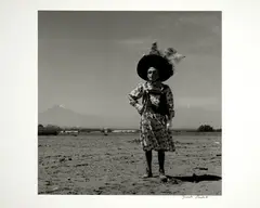 Carnaval by Graciela Iturbide, Tlaxcala, 1974, Silver gelatine print, sold Sep 2021
