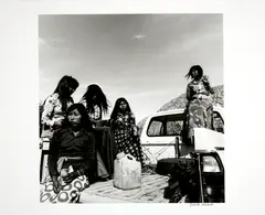 Graciela Iturbide, Mujeres seris. - El rapto, Sonora Desert, 1979 and Juchitán, 1986, 2 silver gelatine prints
