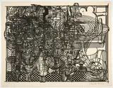 Bernhard Luginbühl, Tischlein deck dich III. - Tischlein deck dich IV. - Boss, 1978 (2) and 1980, 3 lithographs