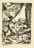 Ludwig Meidner, Vision des Apostel Paulus, 1919, Lithograph