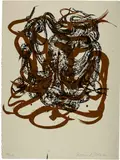Pacific Ocean Print (P.O.P.) by Raymond Pettibon, 2002, Colour lithograph, sold Sep 2021