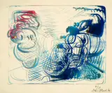 Dieter Roth, Blumen aus Langenthal. - o.T., 1991, 2 colour lithographs
